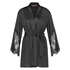 Kimono Lace Satin, Noir