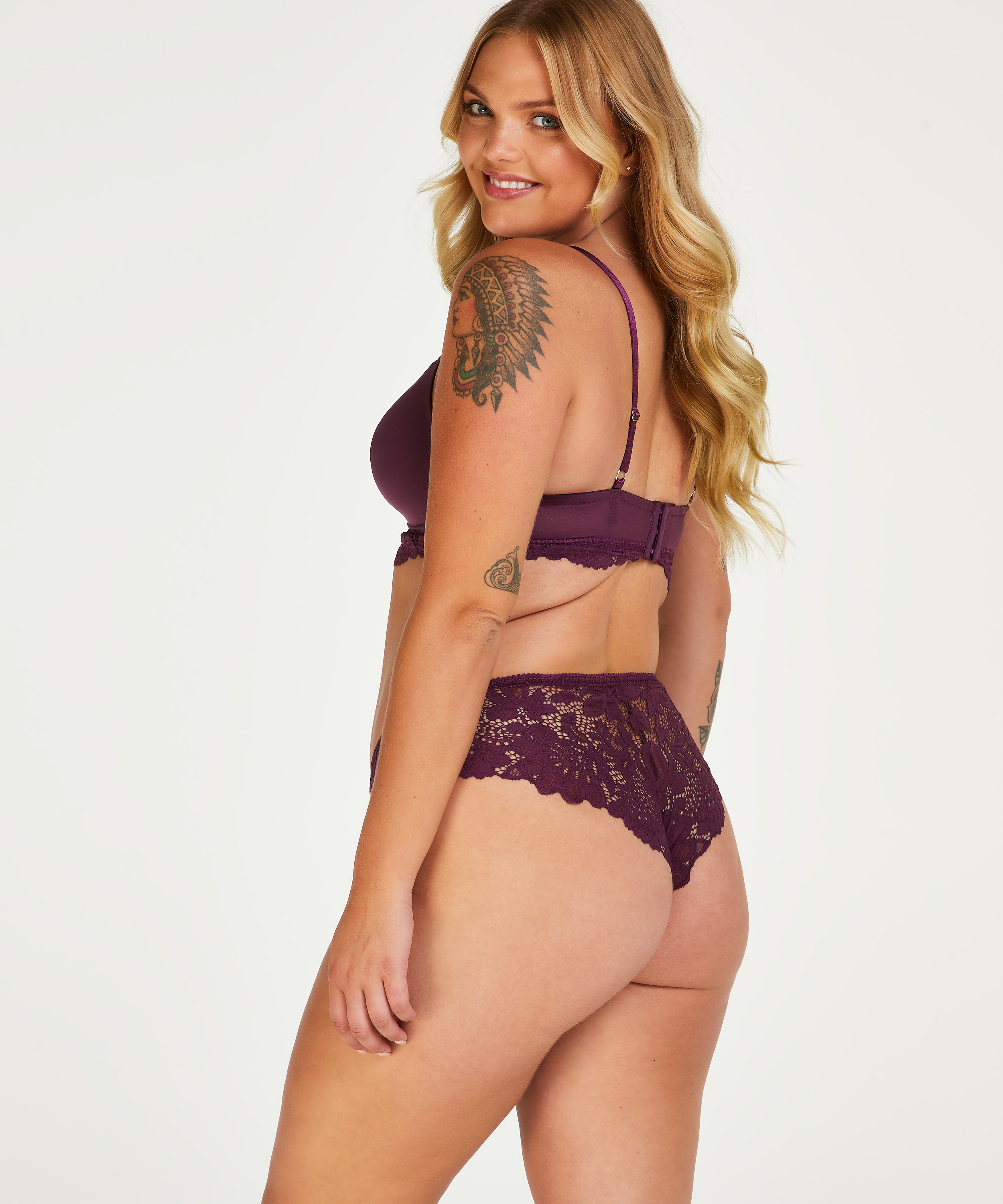 Brazilian Evey Pink Ribbon, Paars, main