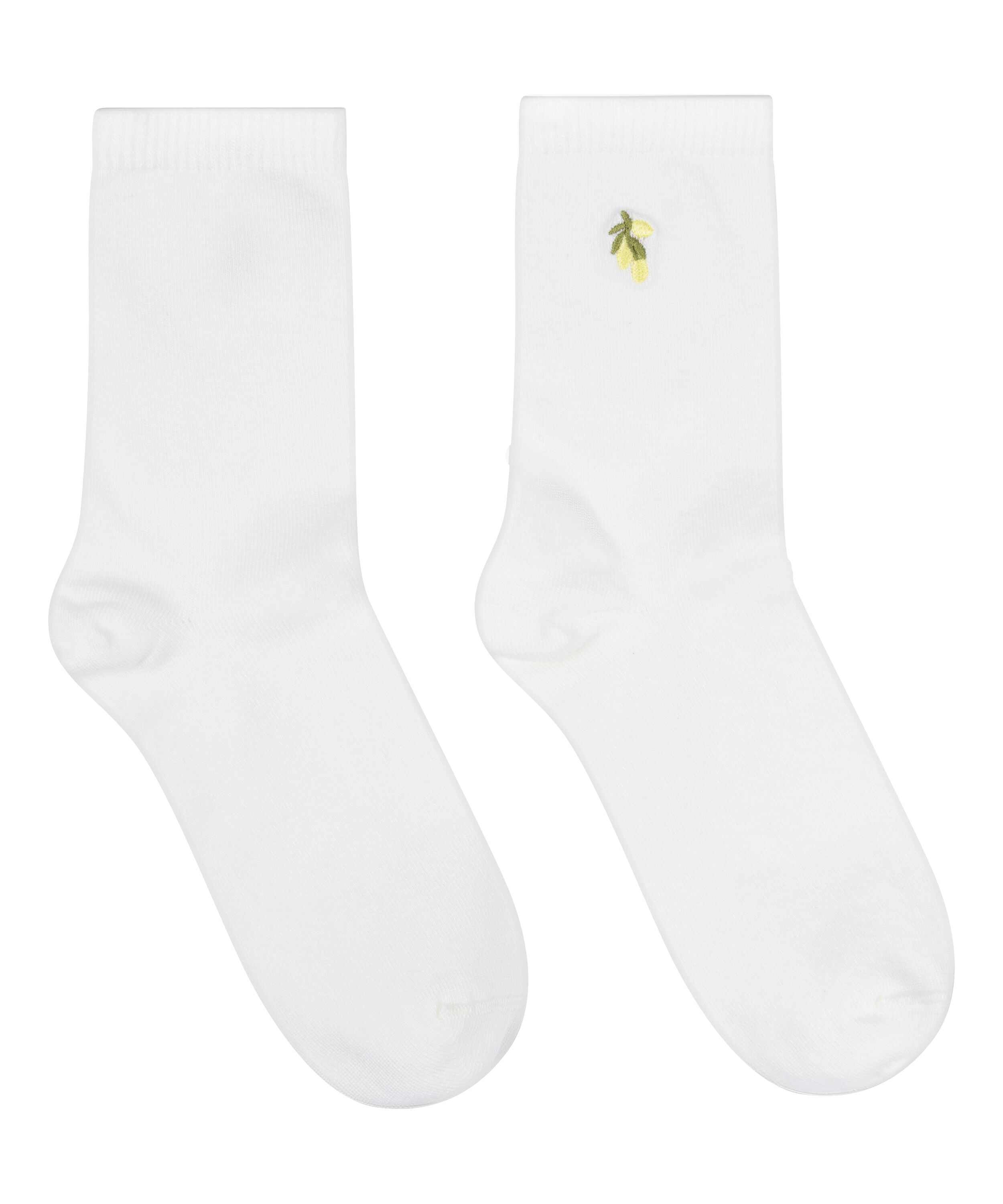Chaussettes courtes en modal, Blanc