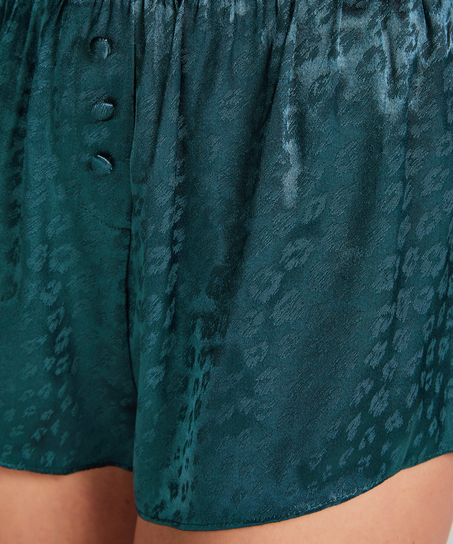 Shorts Leopard, Blauw