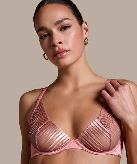 Soutien-gorge non-rembourr&eacute; &agrave; armatures Alice, Rose