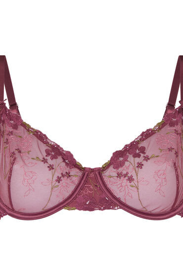 Hunkemöller Niet-voorgevormde beugel bh Peonie Paars, foto 3