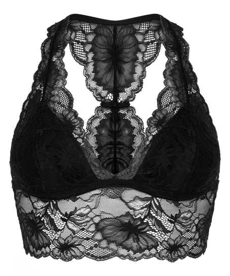 Bralette Stormi, Zwart