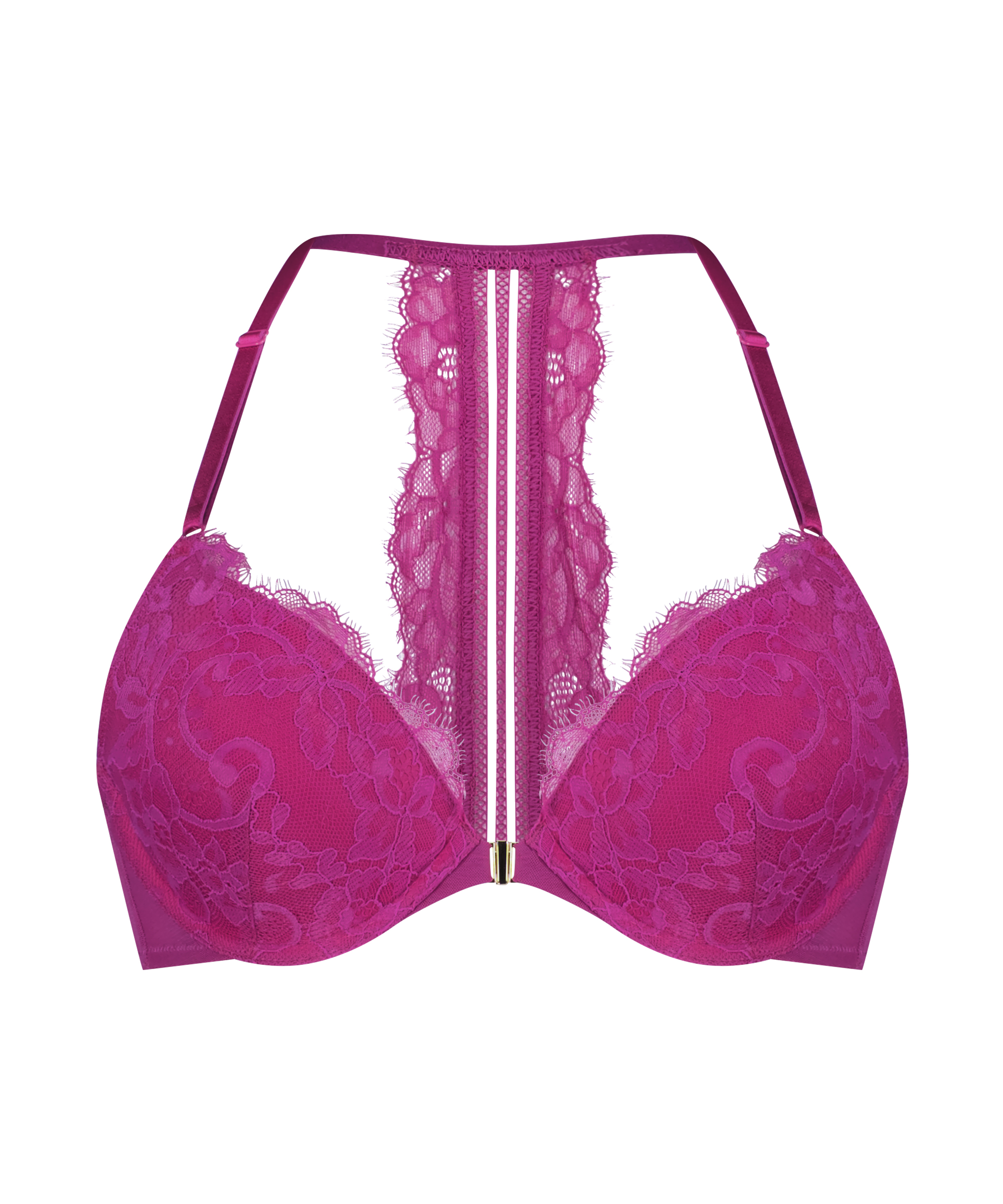 Soutien-gorge push-up à armatures préformé Saffron, Rose, main