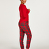 Petite pyjamabroek Flanel, Rood