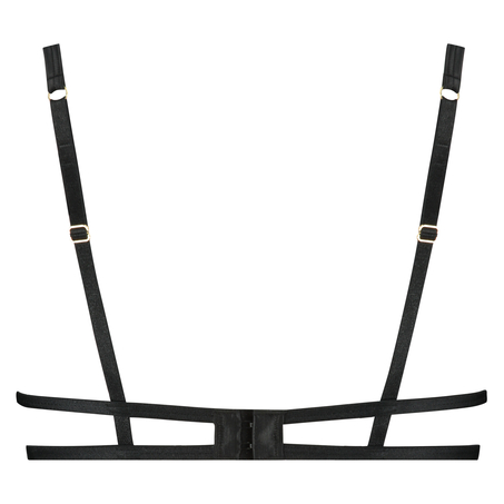 Niet-voorgevormde beugel bh Angelica, Zwart