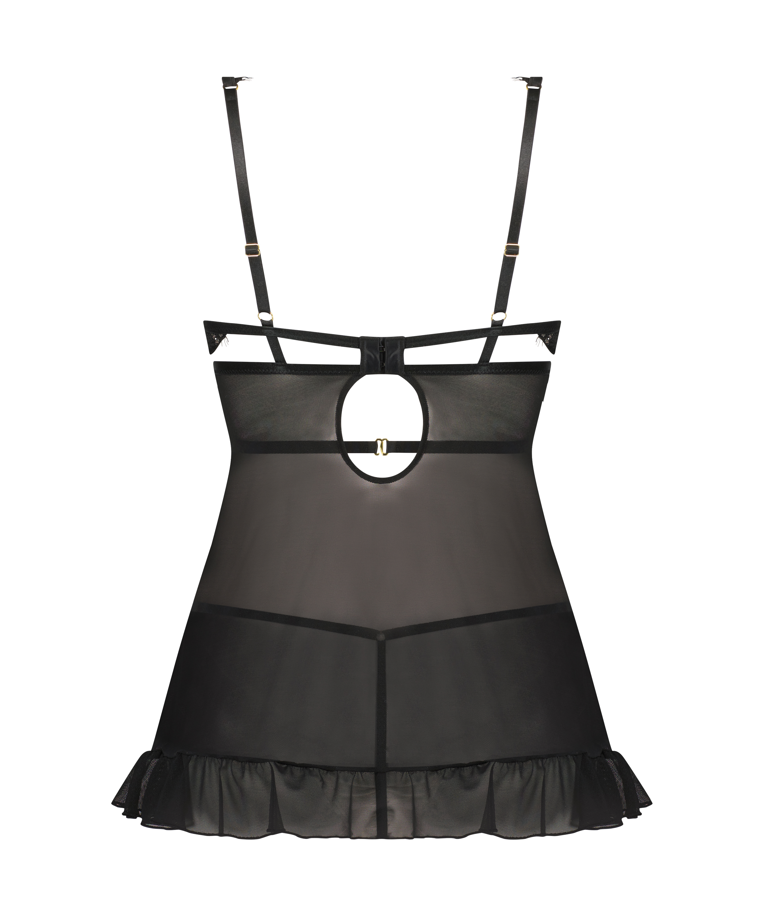 Babydoll Seraphina, Noir, main