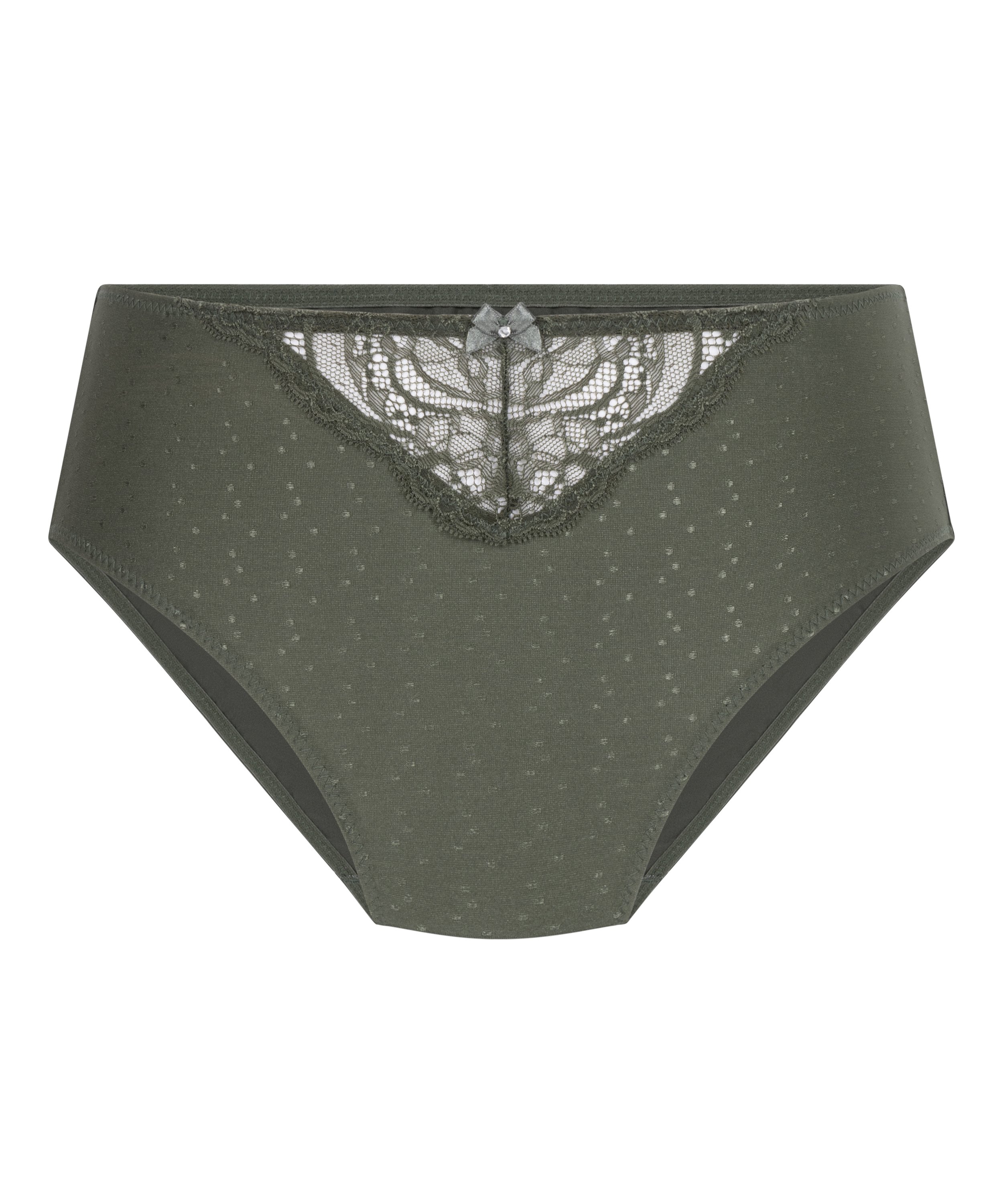 Slip taille haute Sophie, Vert, main