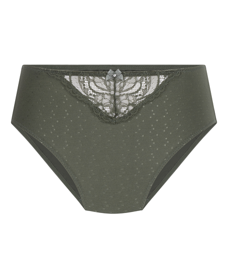 Slip taille haute Sophie, Vert