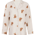Veste en flanelle serg&eacute;e ours, Beige
