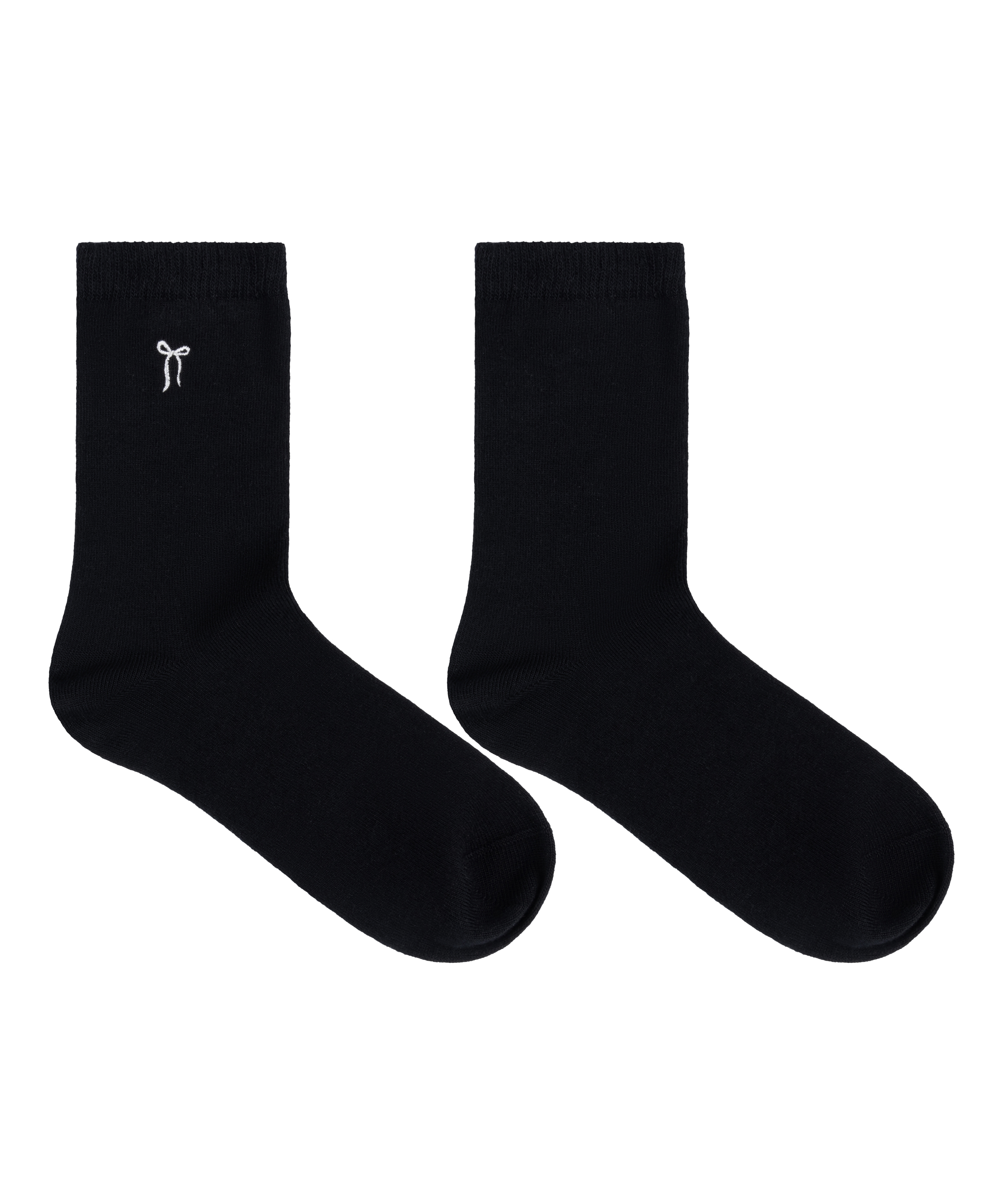 Chaussettes courtes en modal, Noir, main
