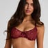 Soutien-gorge &agrave; armatures non-rembourr&eacute; Frida, Rouge