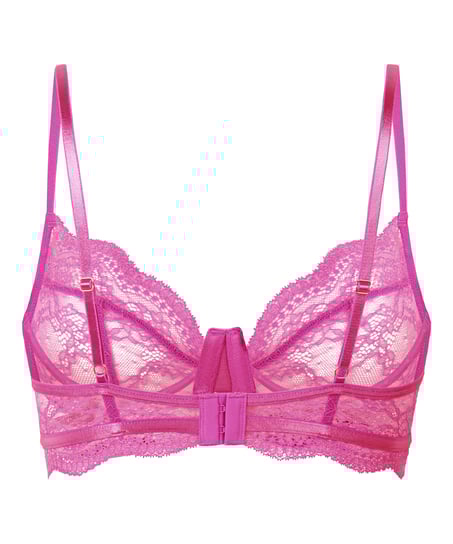 Soutien-gorge non-rembourr&eacute; &agrave; armatures Isabelle, Pourpre