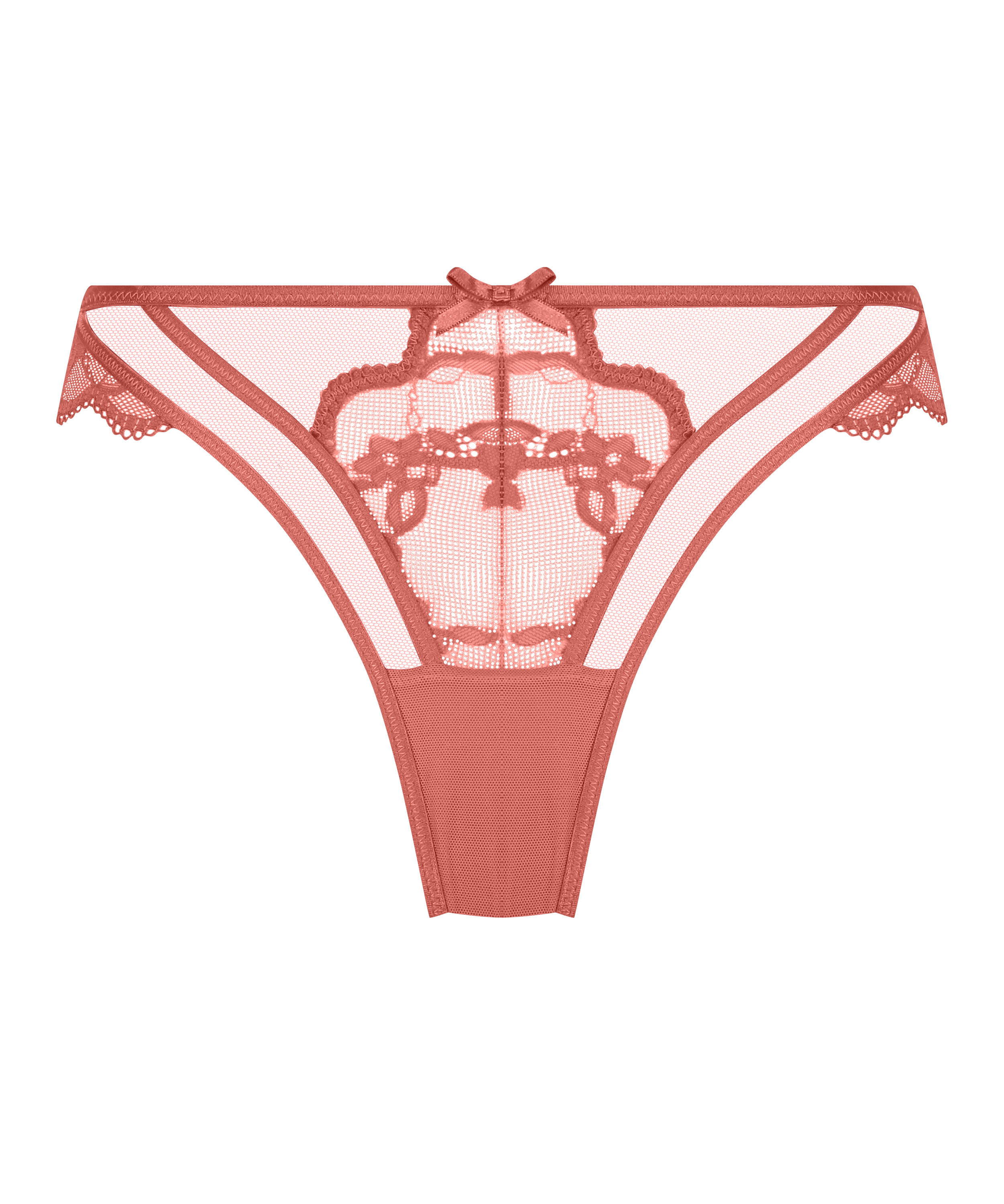 Slip brésilien Lorna, Rouge, main