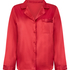 Jacket lange mouwen Satijn, Rood