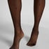 Panty 15 Denier print, Zwart