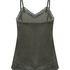 Cami top Velours Lace, Groen