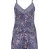 Korte pyjama set, Blauw