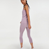 HKMX high waist capri roundknit, Paars