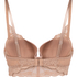 Soutien-gorge &agrave; armatures rembourr&eacute; longline Laila, Brun