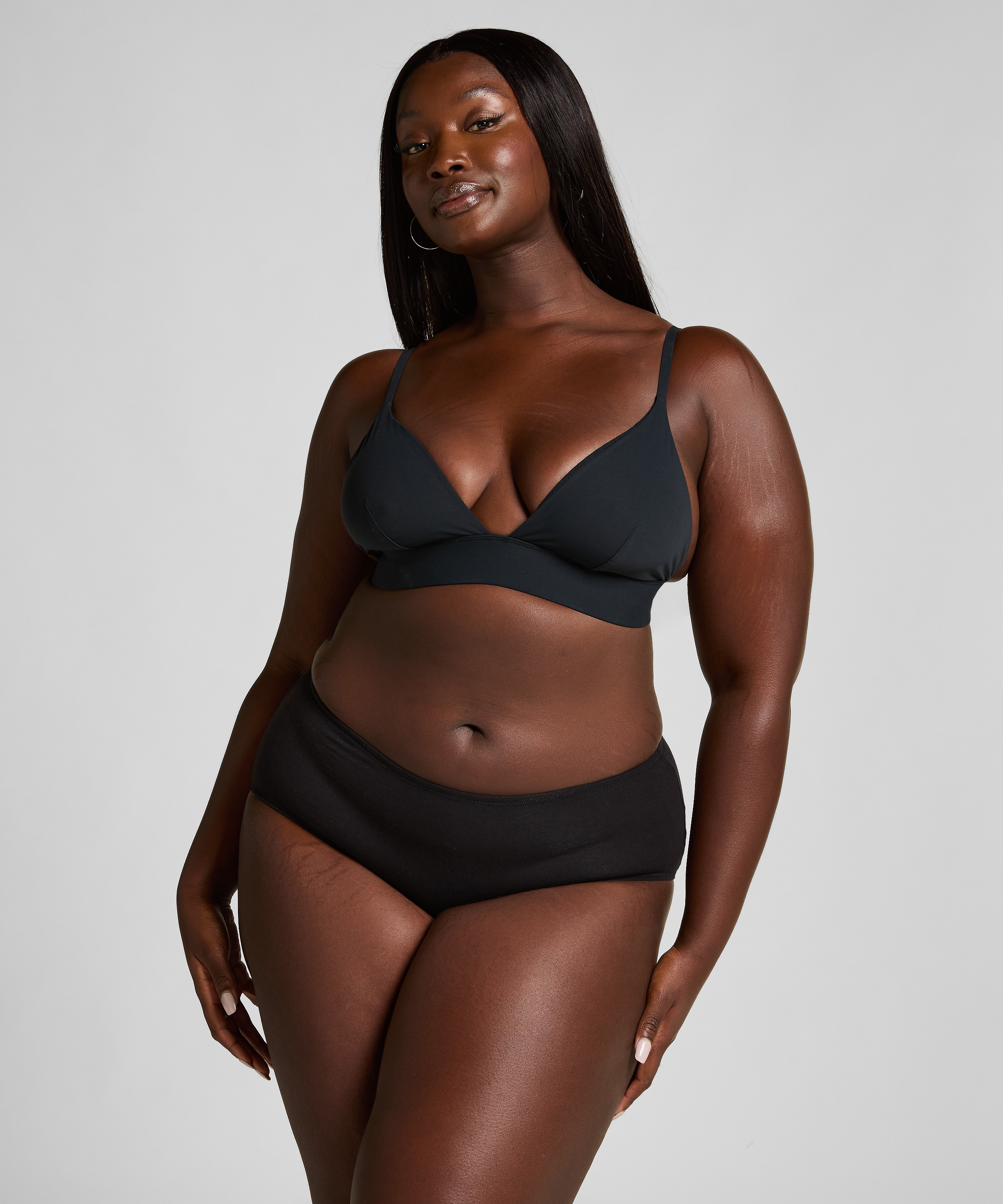 Superslip midi, Zwart, main