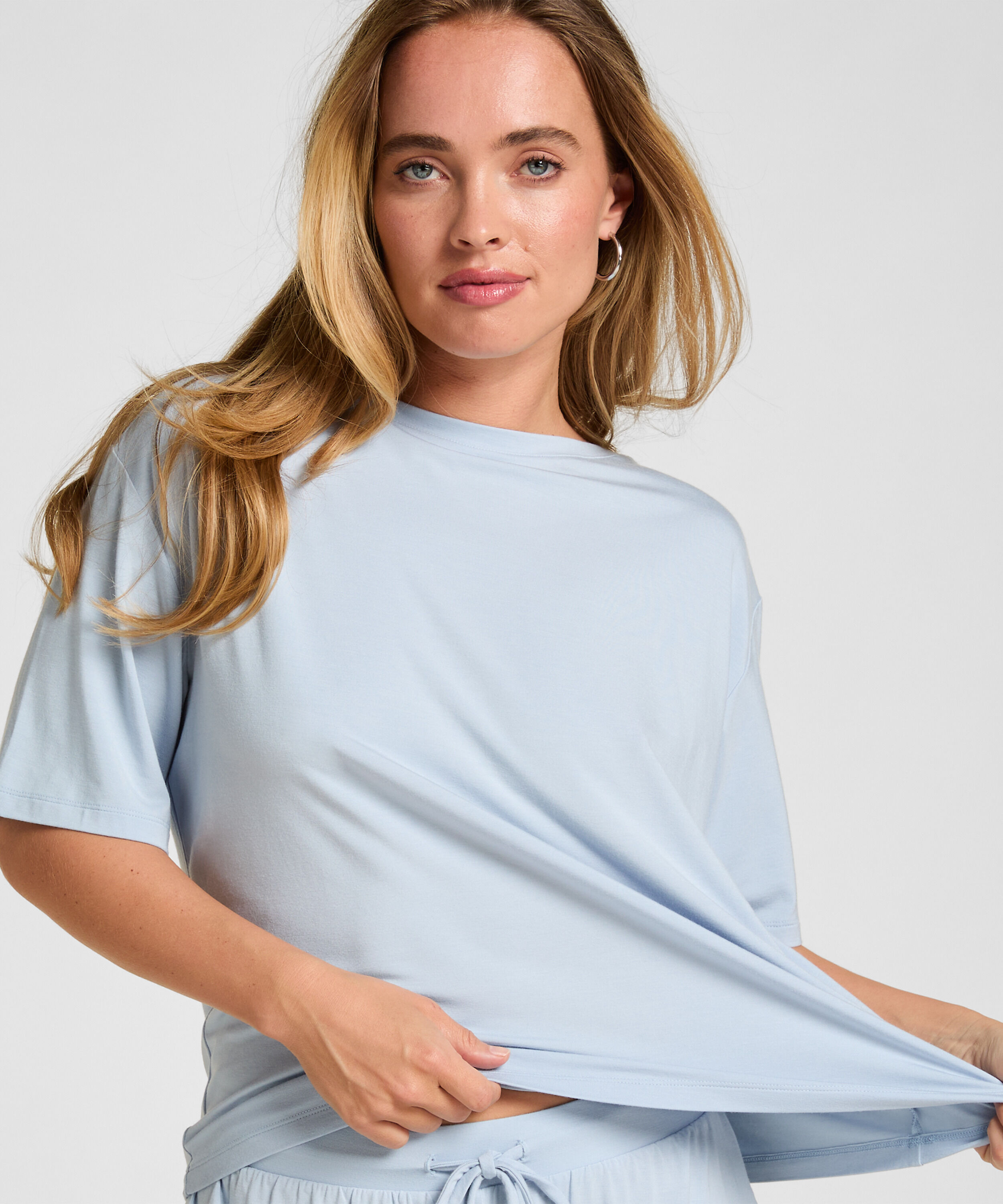 Haut de Pyjama Jersey Manches Courtes