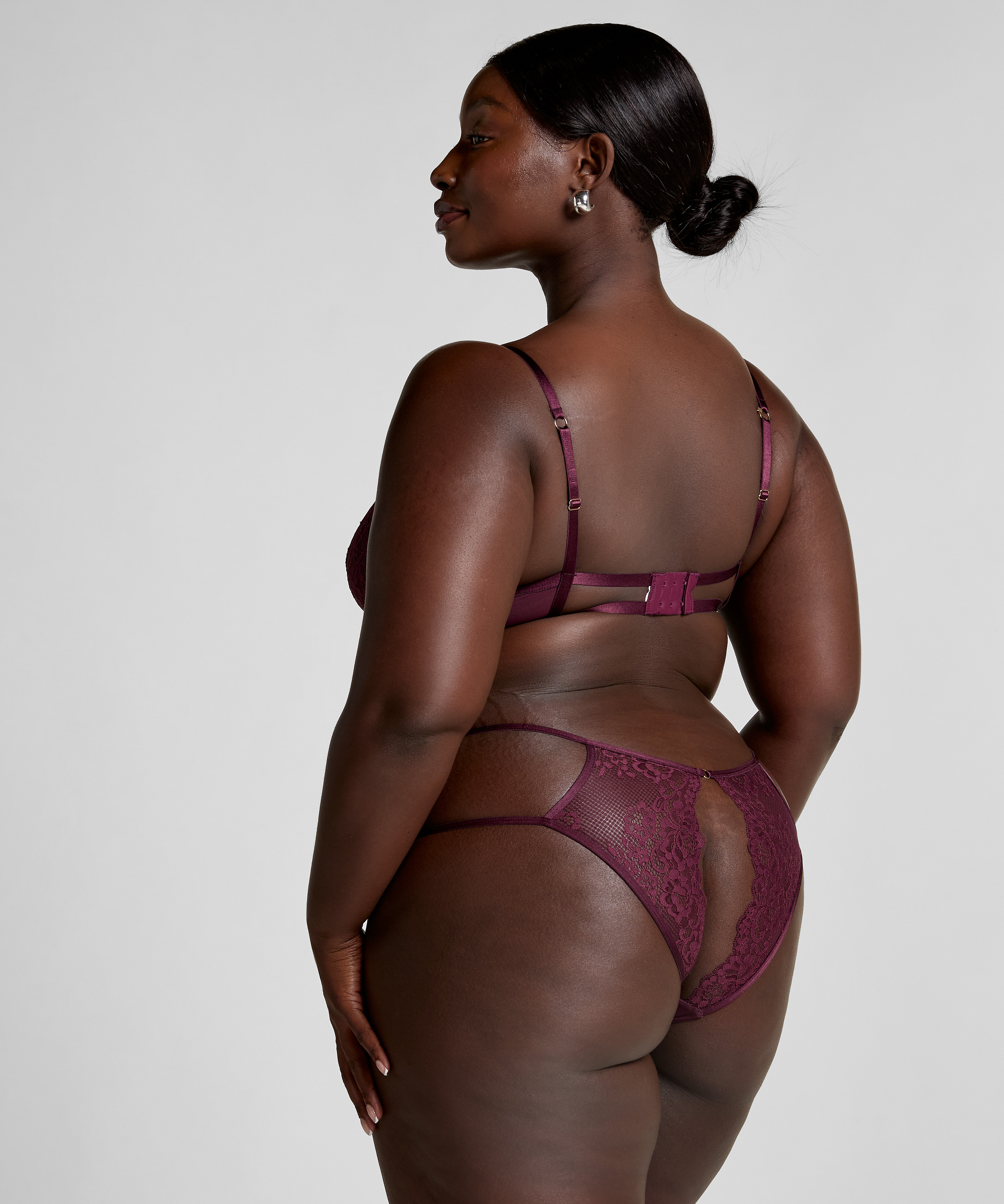 Soutien-gorge à armatures non-préformé Cinnamon, Rouge, main