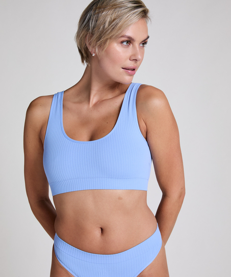 Bralette Scoop Dianne, Blauw