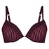Soutien-gorge à armatures préformé push-up Pia, Rouge