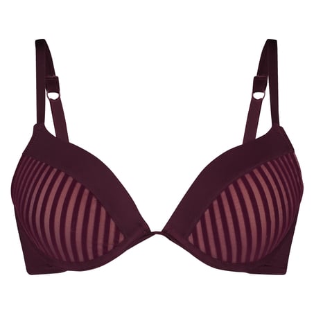 Soutien-gorge à armatures préformé push-up Pia, Rouge