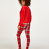 Pyjamaset met tas, Rood
