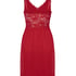 Slipdress Nora Lace, Rood