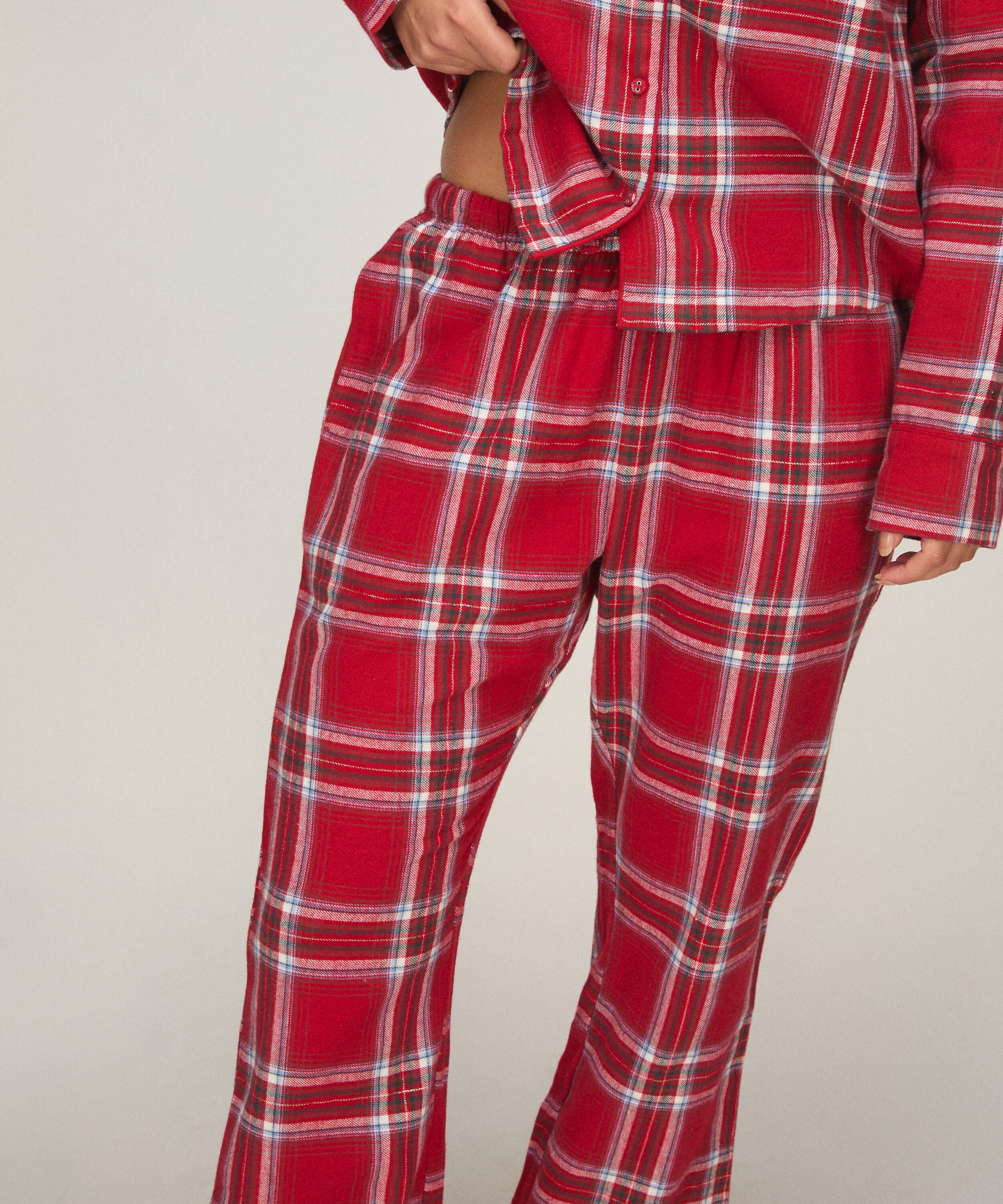 Pyjamabroek Flannel, Rood Pyjamabroek Flannel, Rood