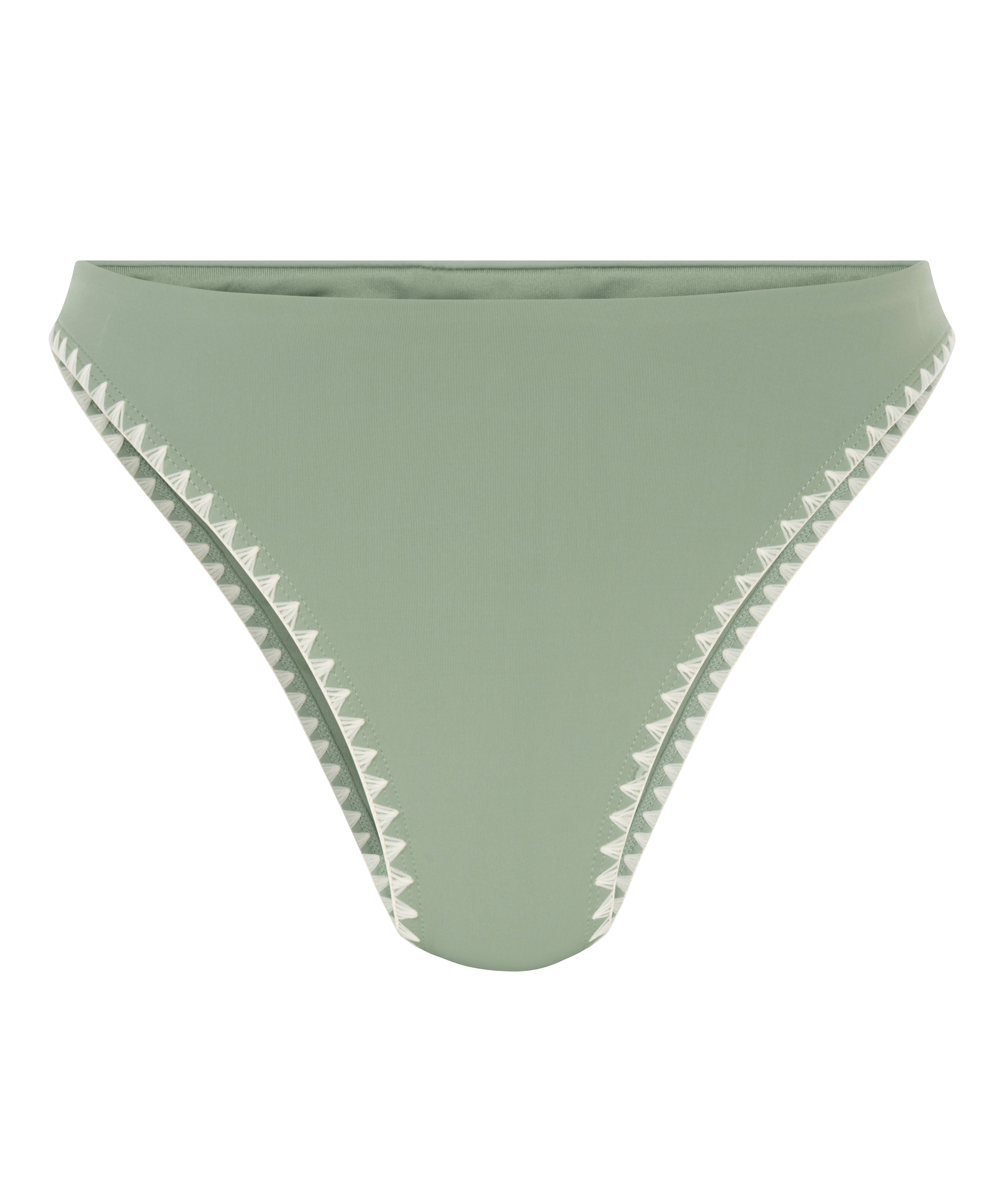 Bas de bikini à jambe haute Joburg, Vert, main