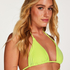 Haut de bikini triangle Wild, Vert