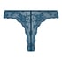 String Invisible Lace back, Bleu