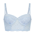 Soutien-gorge bustier pr&eacute;form&eacute; &agrave; armatures Catrin, Bleu