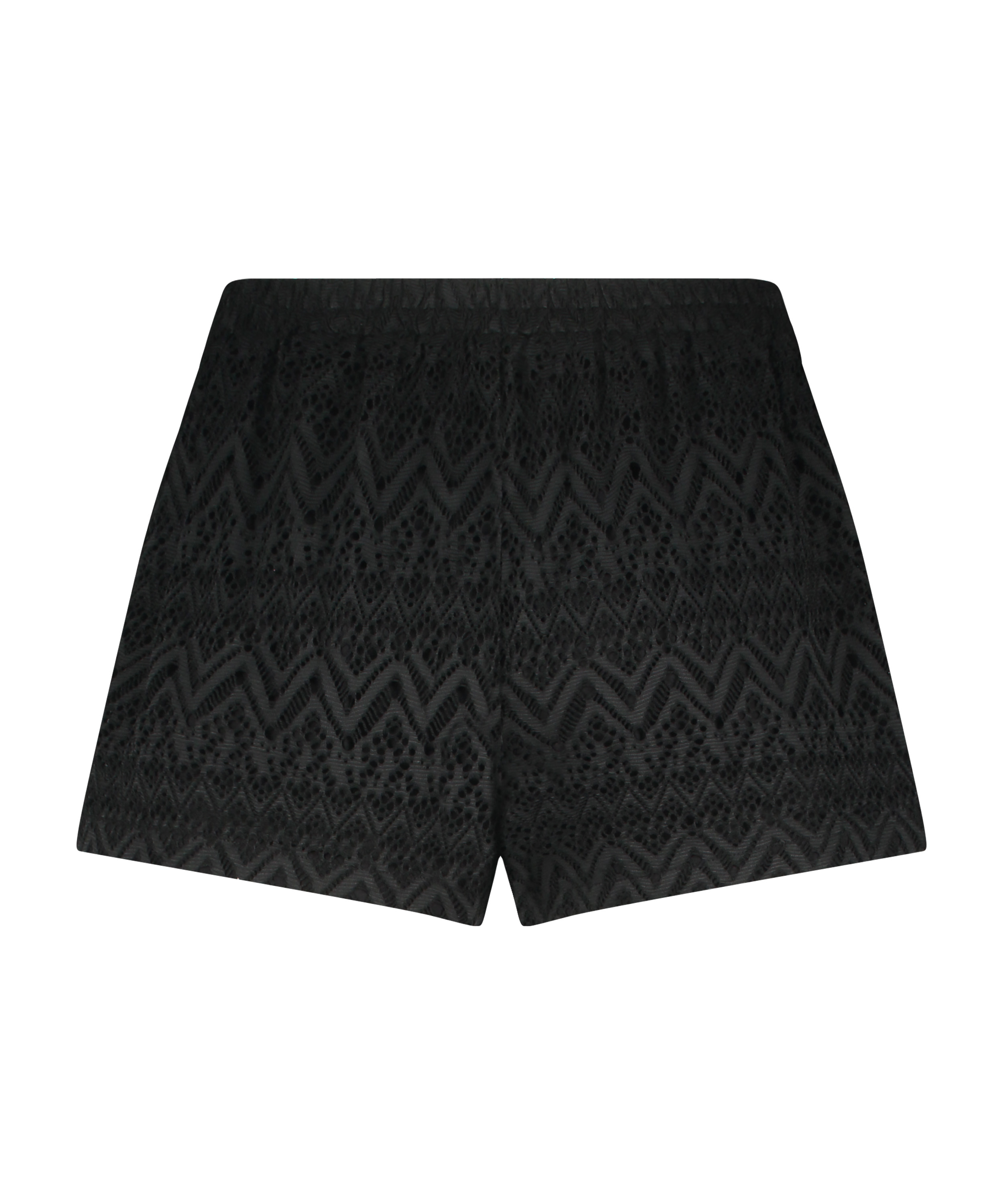 Short de plage, Noir, main