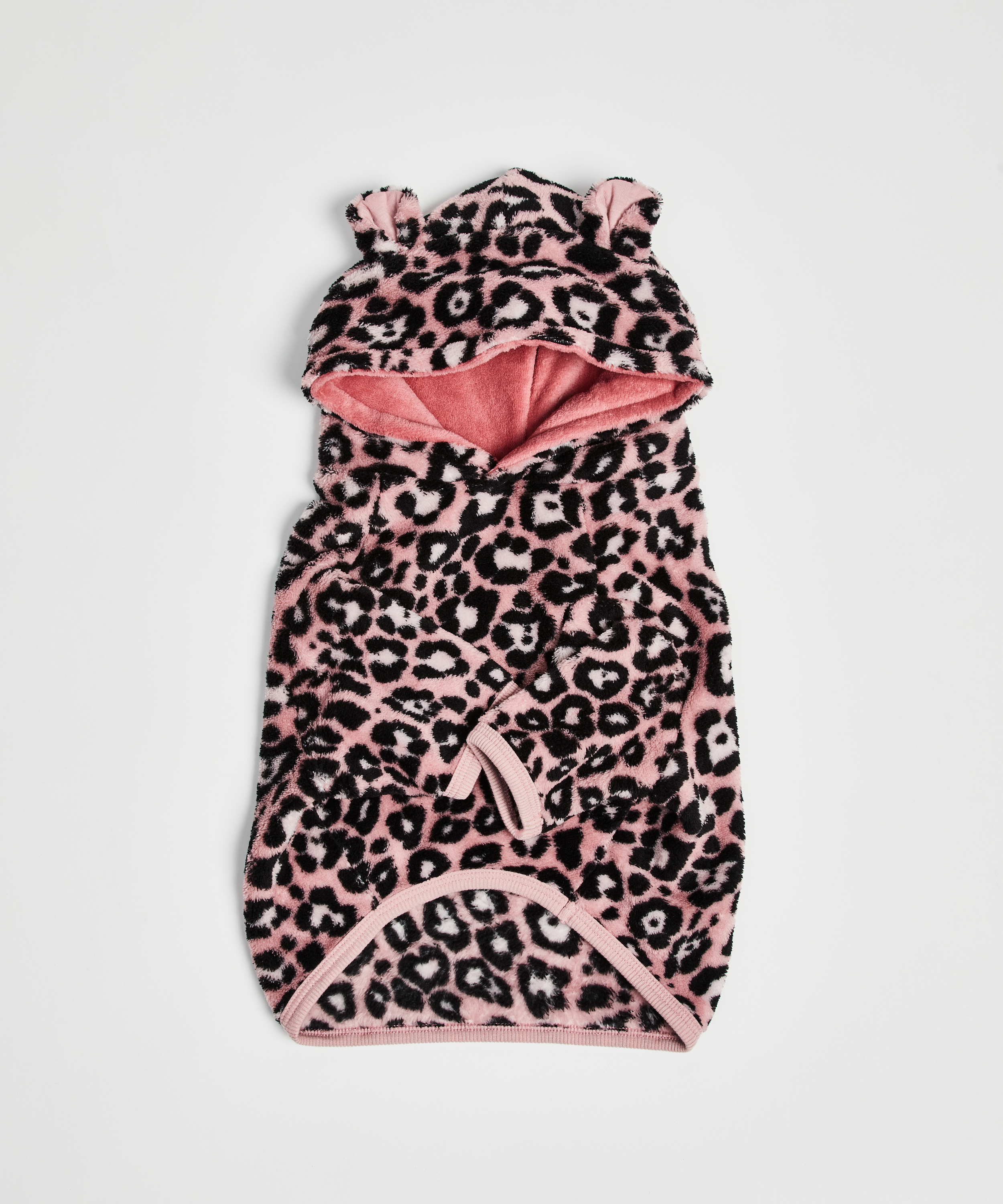 Fleece honden onesie, Roze, main