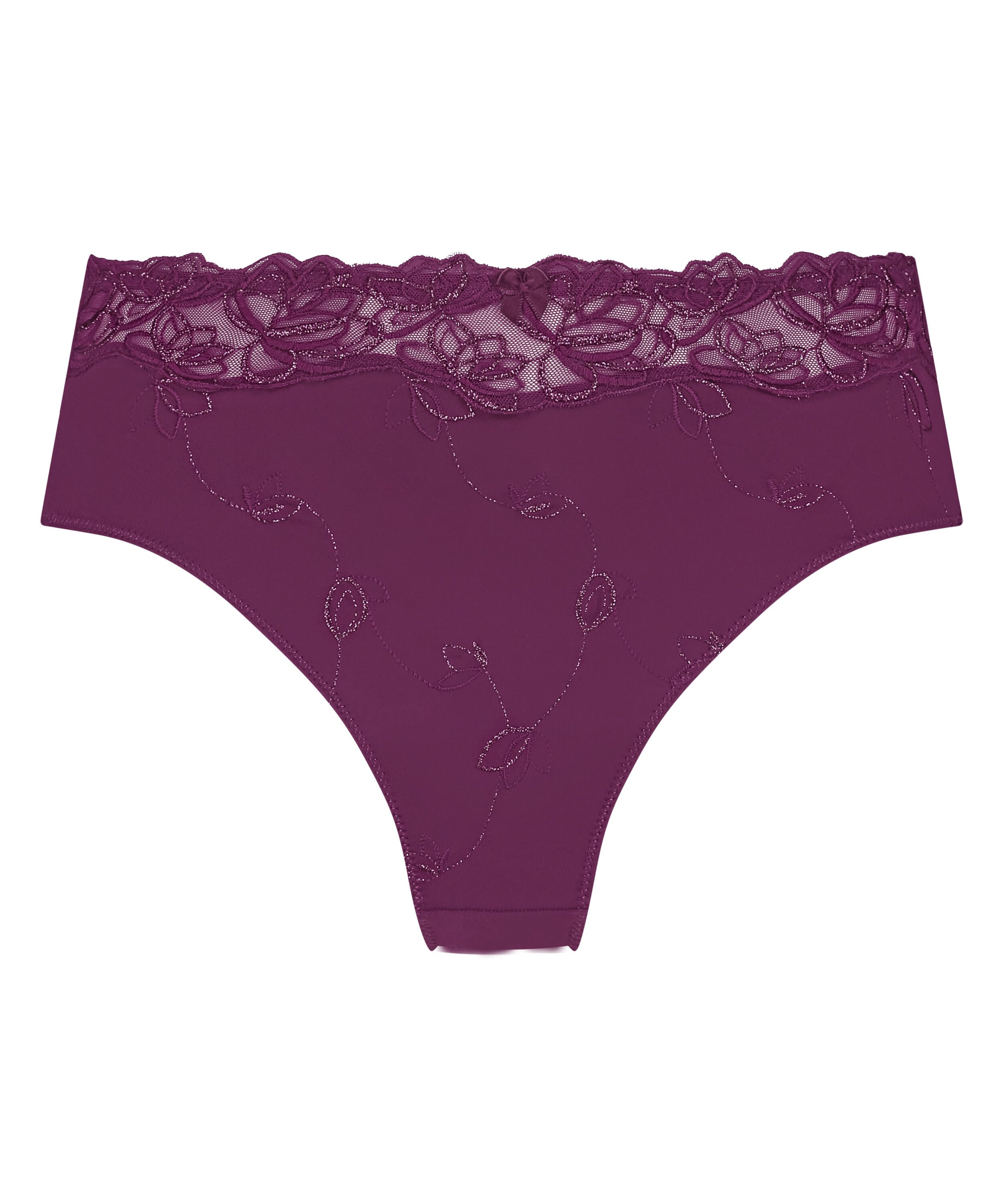Slip taille haute Diva, Pourpre