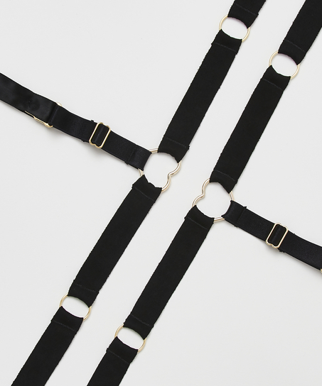 Jarretelles Private, Noir