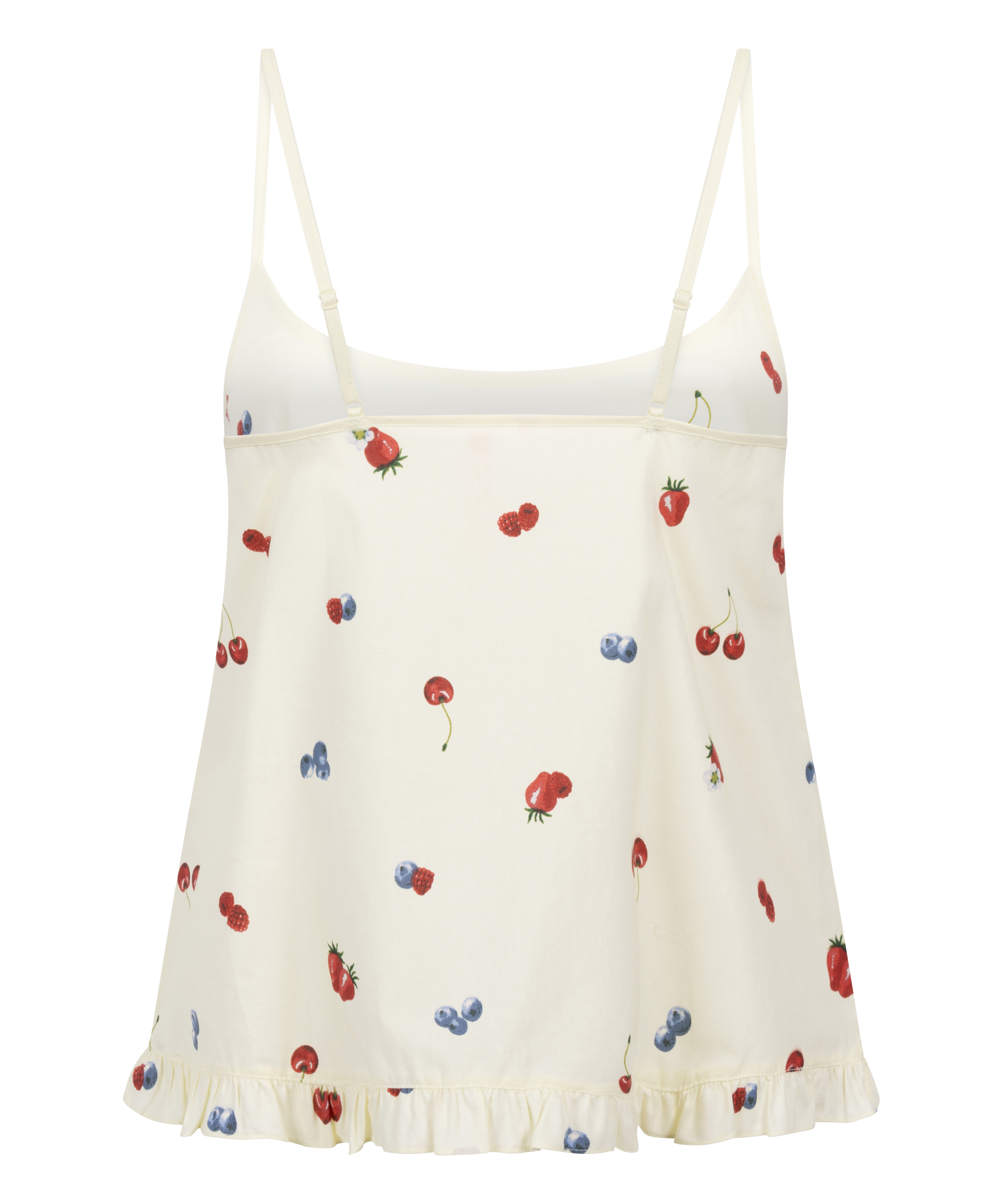 Geweven Cami, Geel, main