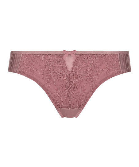 Slip br&eacute;silien Odette, Pourpre