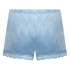 Shorts Velours Lace, Blauw