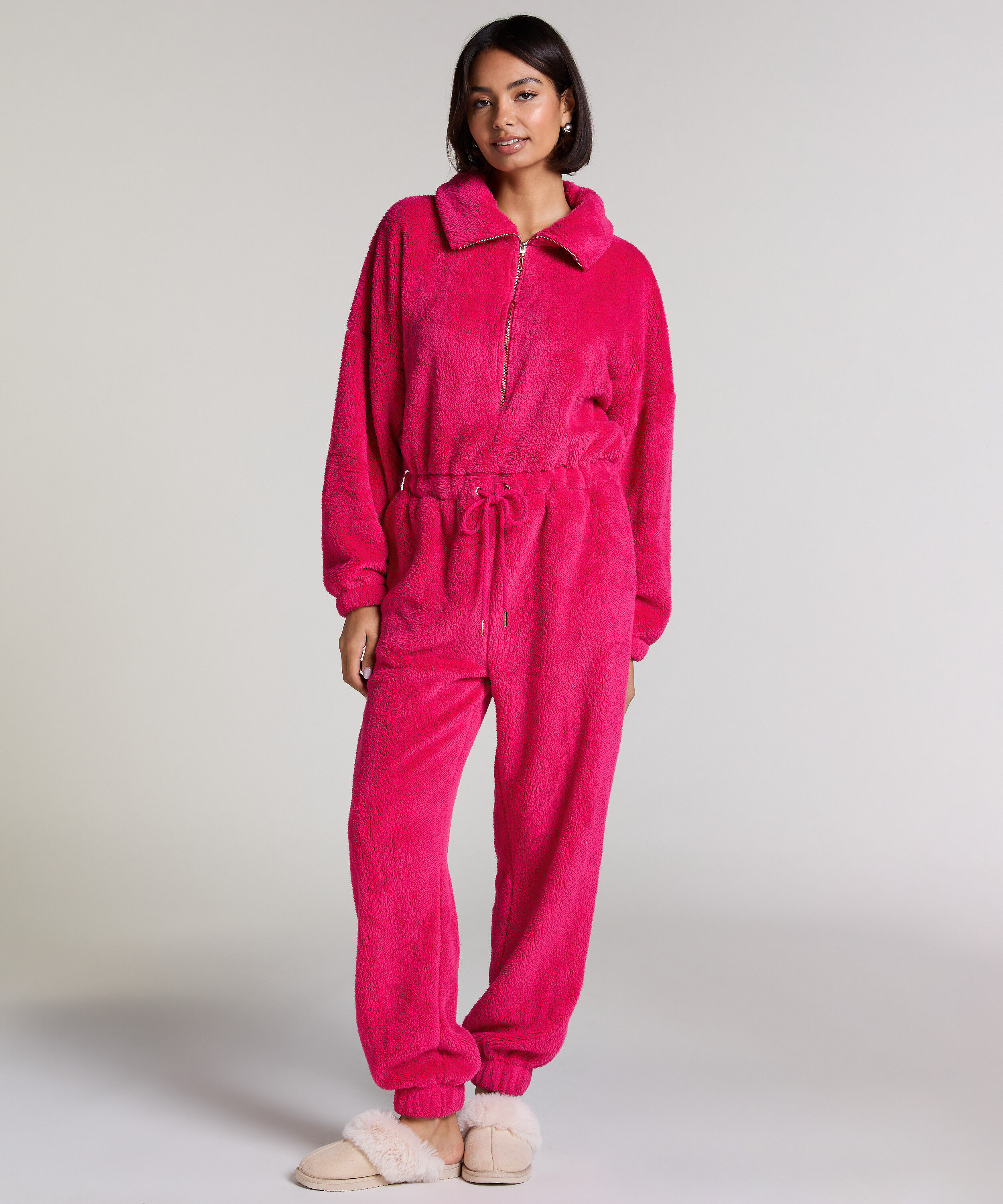 Onesie Fleece, Roze