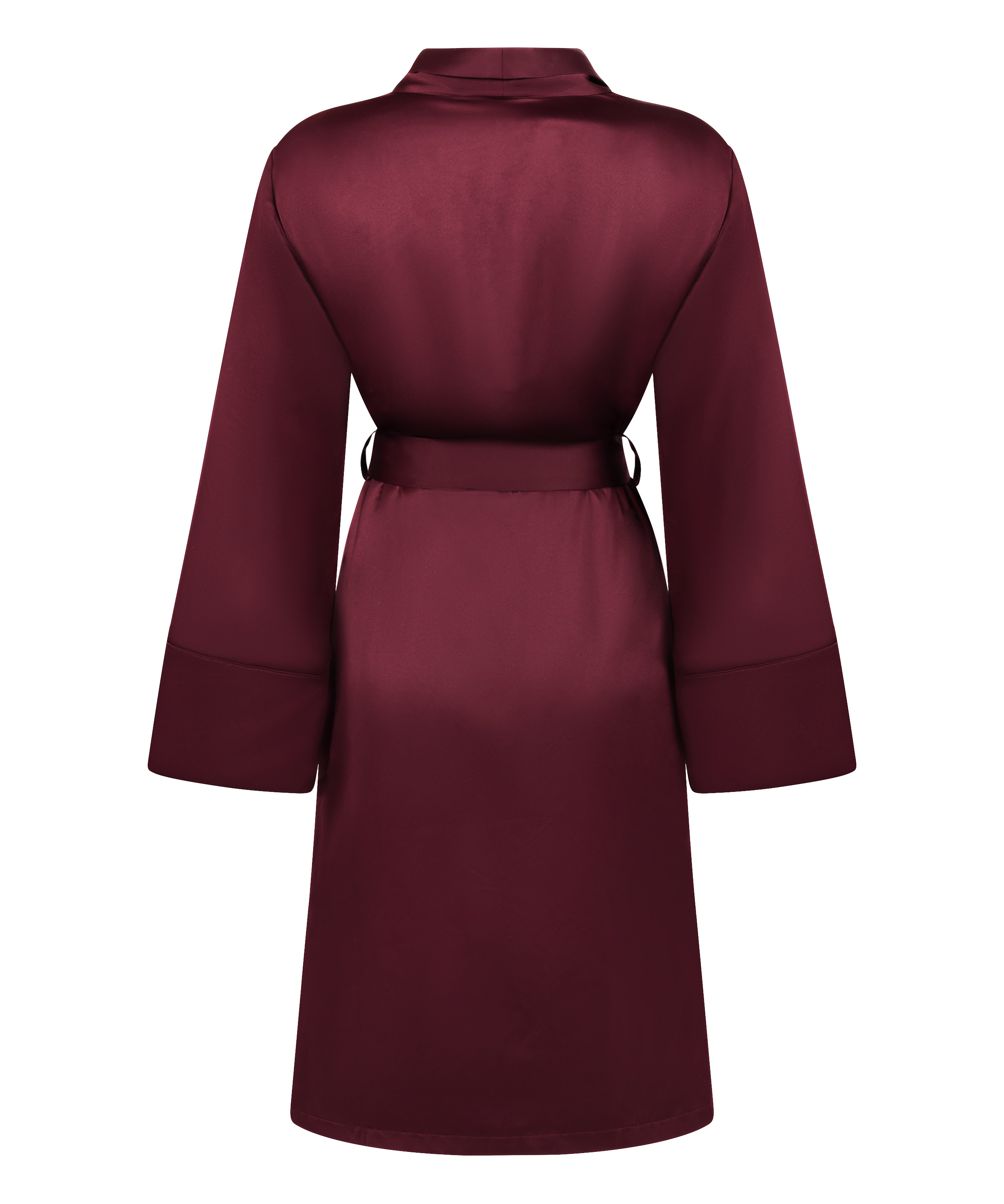 Badjas Satin Fleece, Rood, main