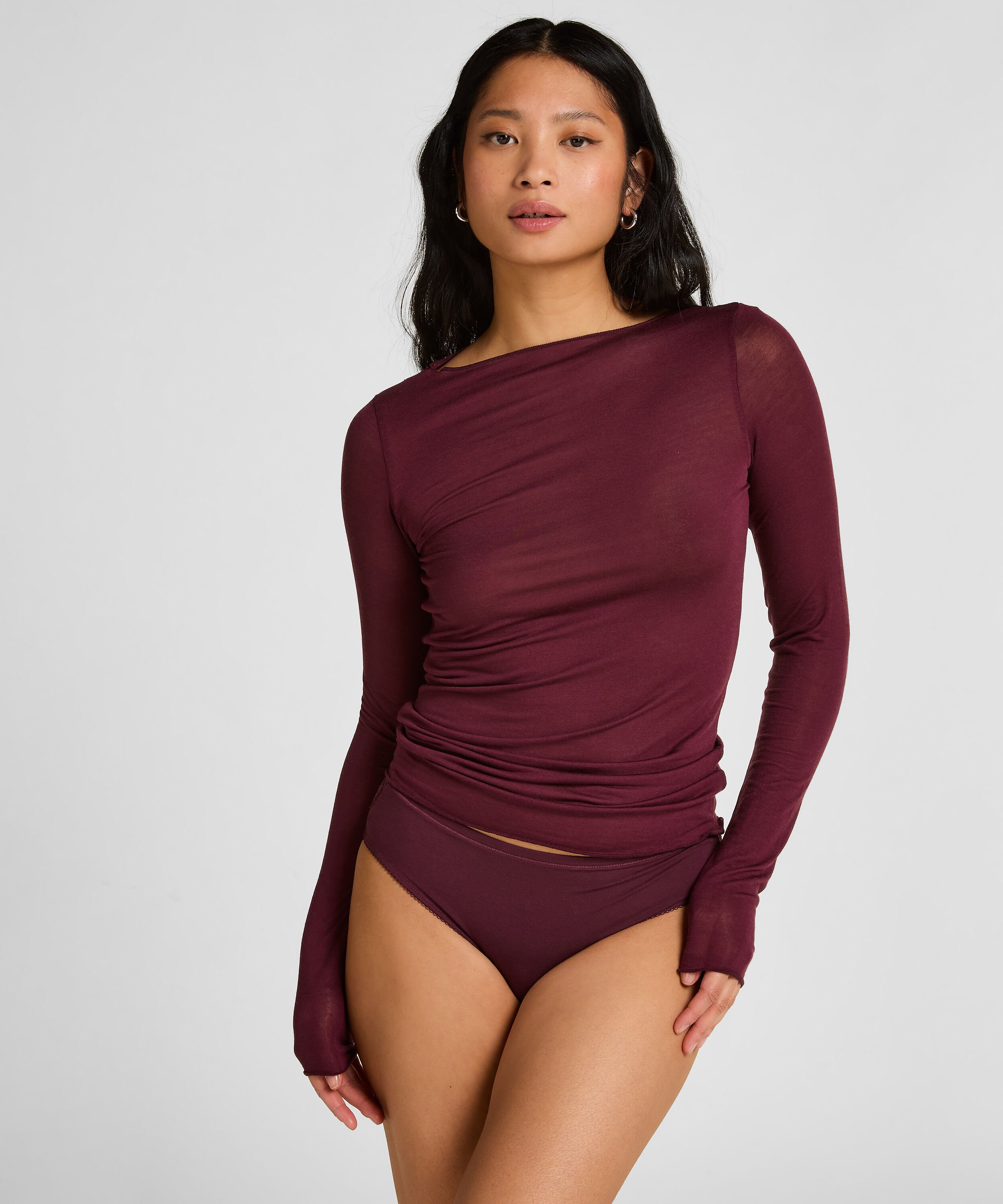 Culotte brésilienne Alex, Pourpre