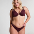 Haut de bikini en néoprène, Pourpre