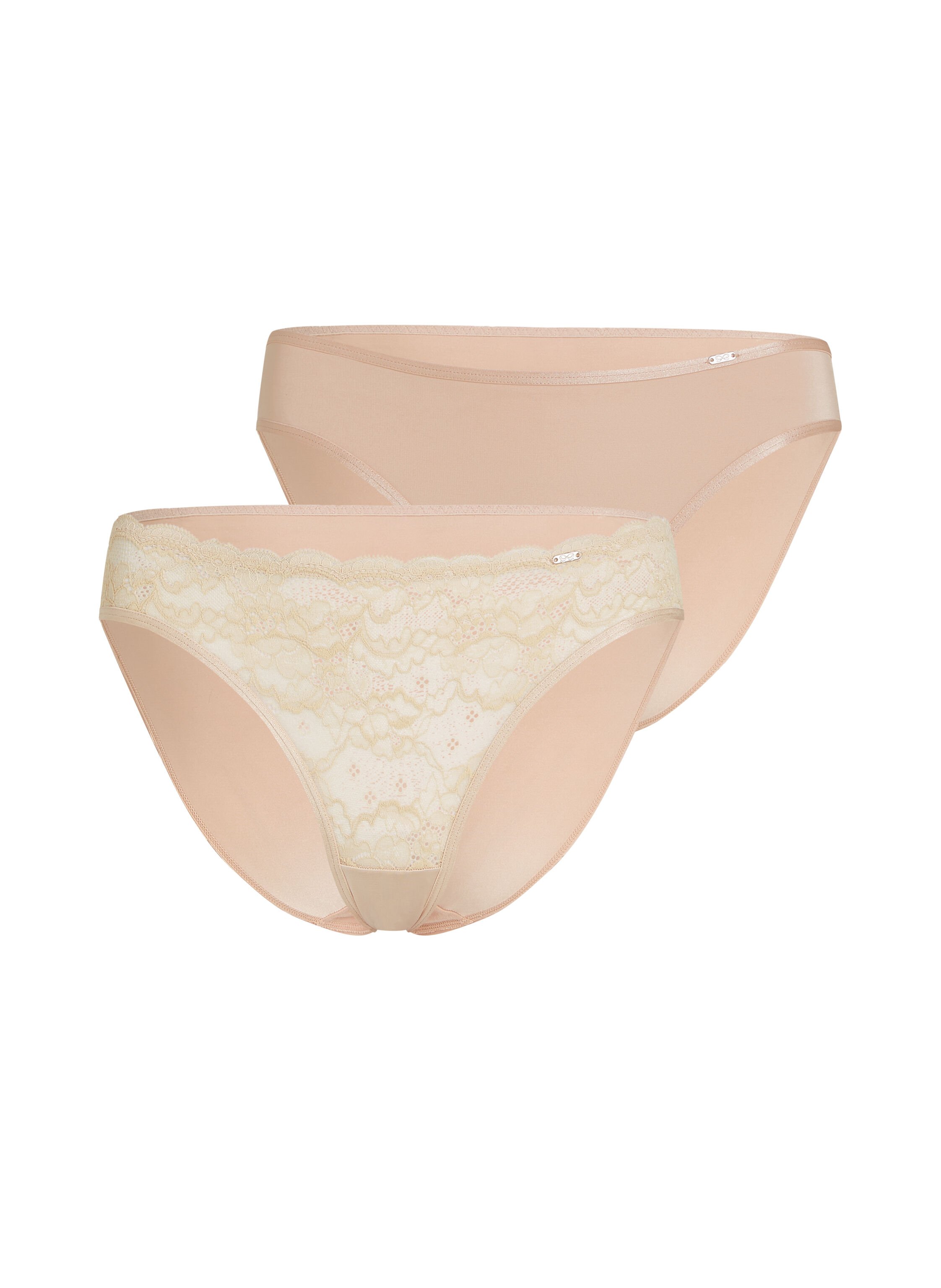Lot de 2 slips Angie, Beige