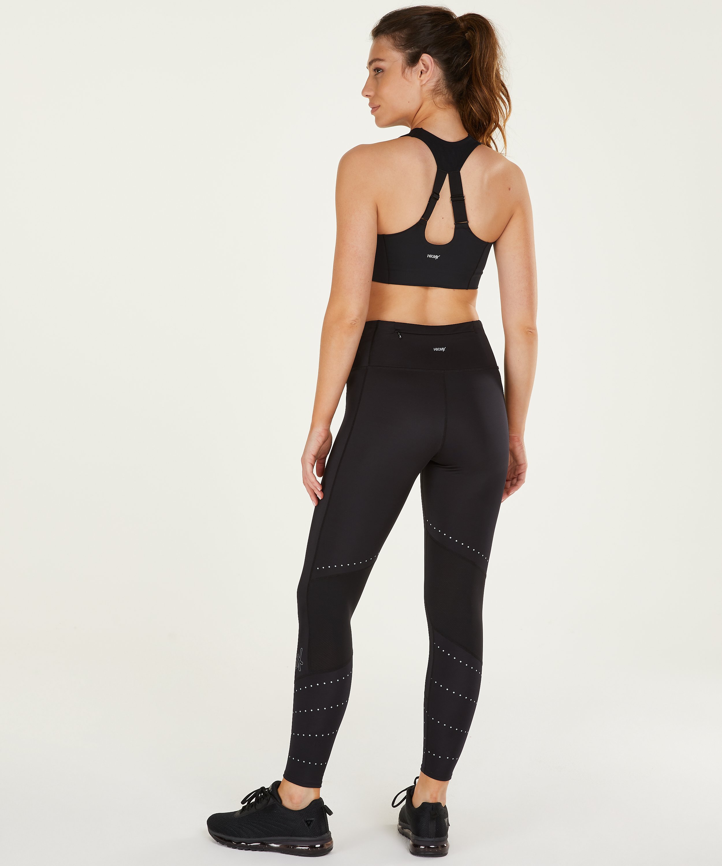 HKMX Soutien-gorge de sport The Pro Athlete Maintien niveau 3, Noir, main